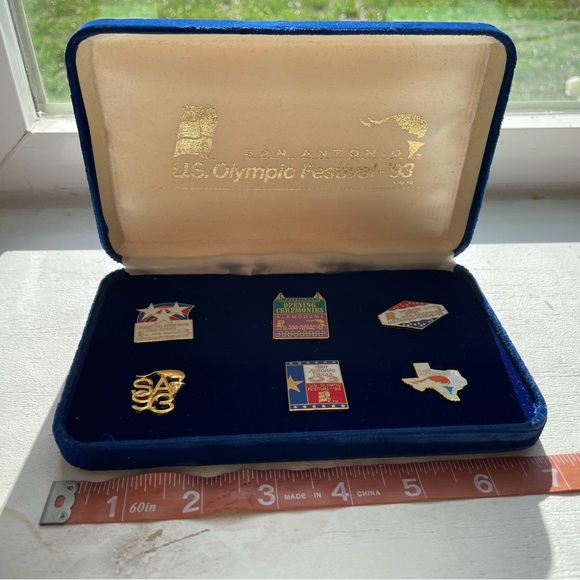 Other - US Olympic Festival '93 Enamel Collectible Pin set in Case